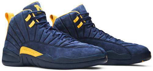 PSNY x Air Jordan 12 Retro Michigan Wolverines PE
