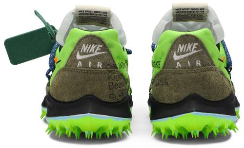 Off White X Nike Zoom Terra Kiger 5 Electric Green