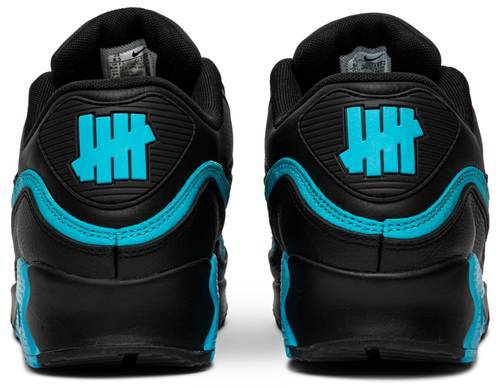 Undefeated X Nike Air Max 90 Black Blue Fury