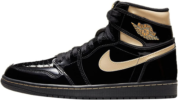 Air Jordan 1 Retro High OG GS Black Metallic Gold