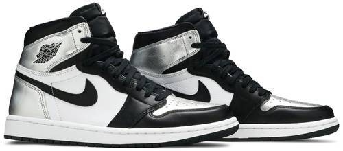 Air Jordan 1 Retro High Silver Toe Womens