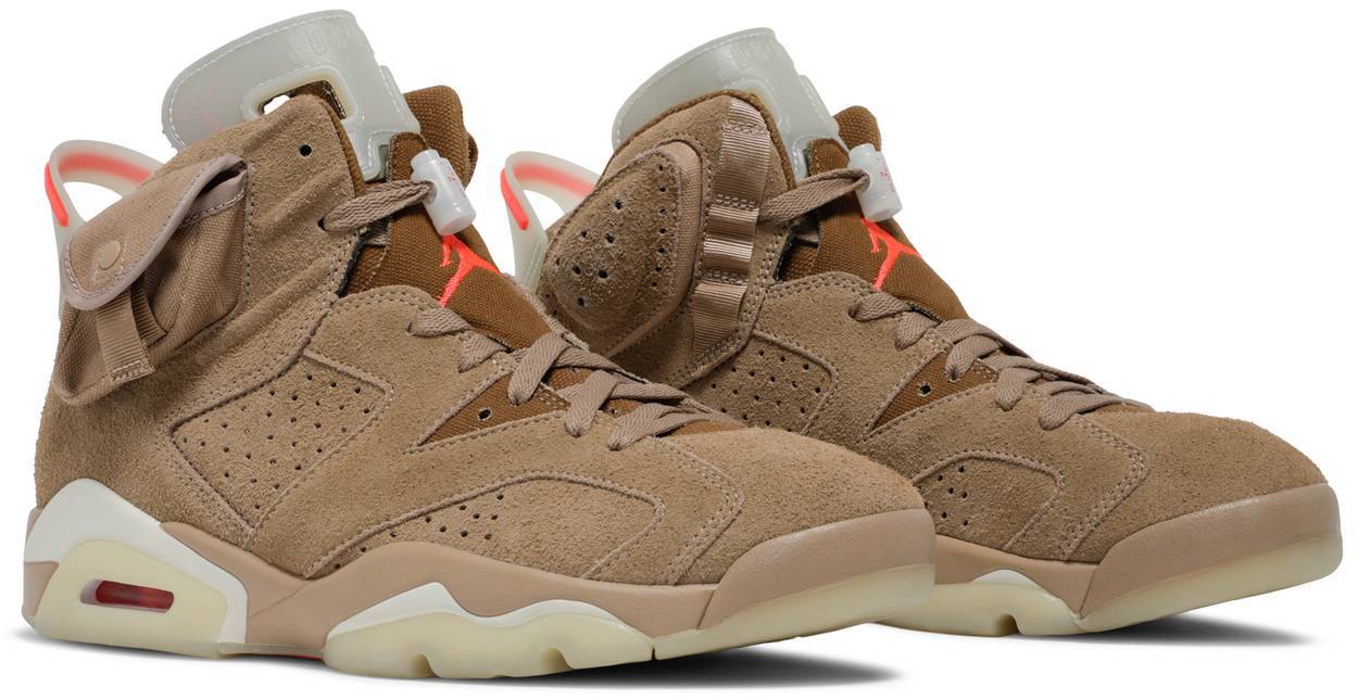 Air Jordan 6 Retro x Travis Scott British Khaki