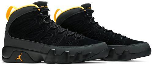 Air Jordan 9 Retro Dark Charcoal University Gold