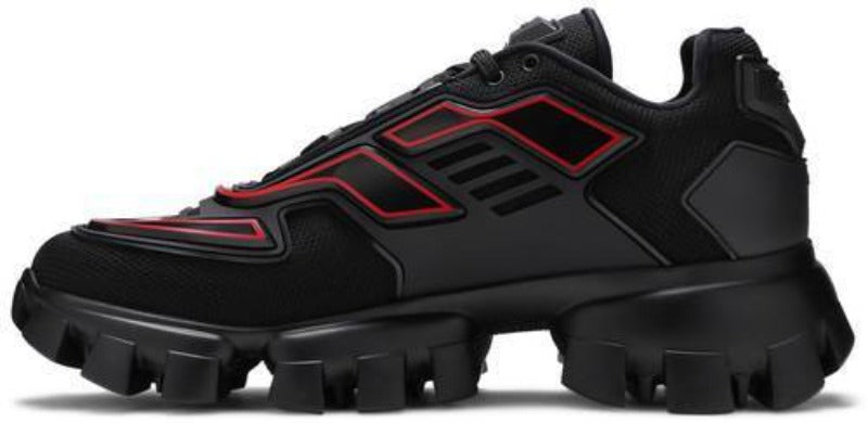 Prada Cloudbust Thunder Knit Black Red