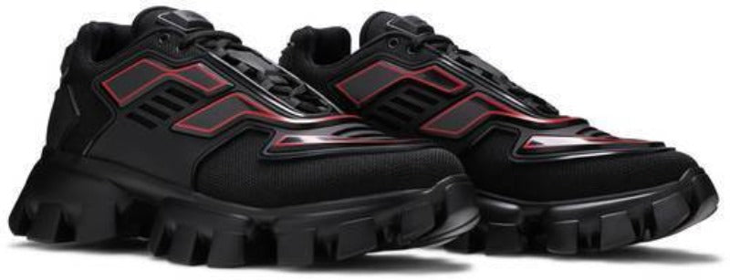 Prada Cloudbust Thunder Knit Black Red