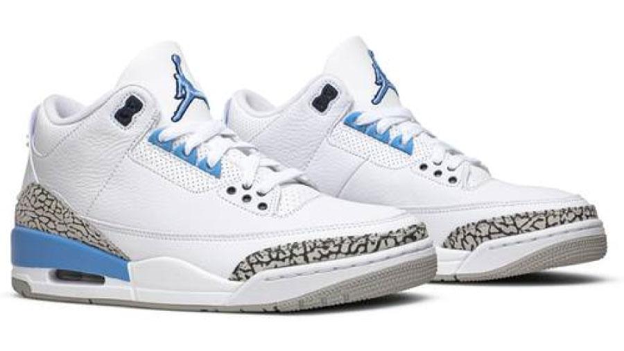 Air Jordan 3 UNC White