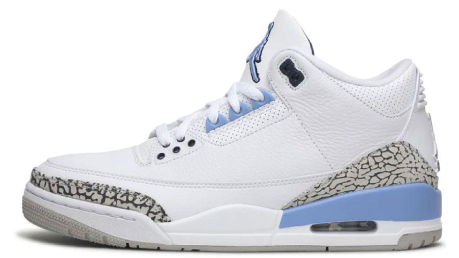 Air Jordan 3 UNC White