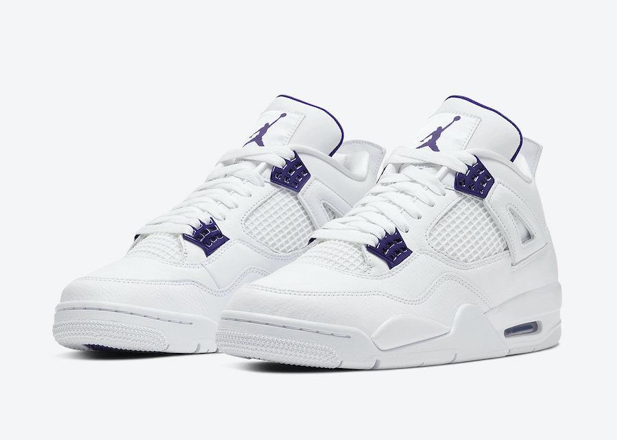 Air Jordan 4 Retro Metallic Purple