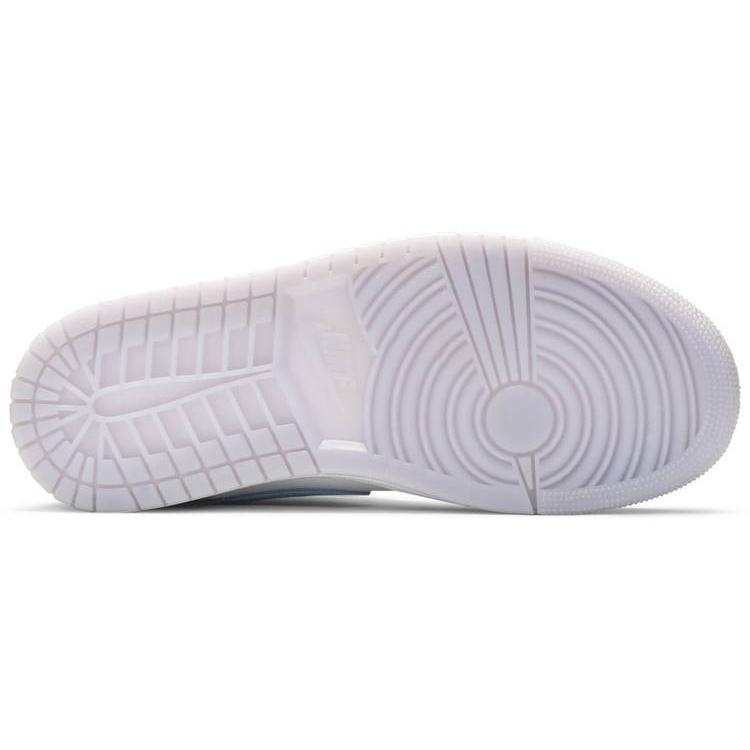 Air Jordan 1 Mid Grey Blue Womens