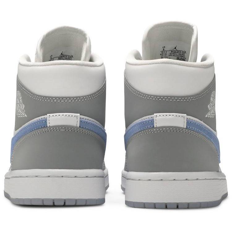 Air Jordan 1 Mid Grey Blue Womens