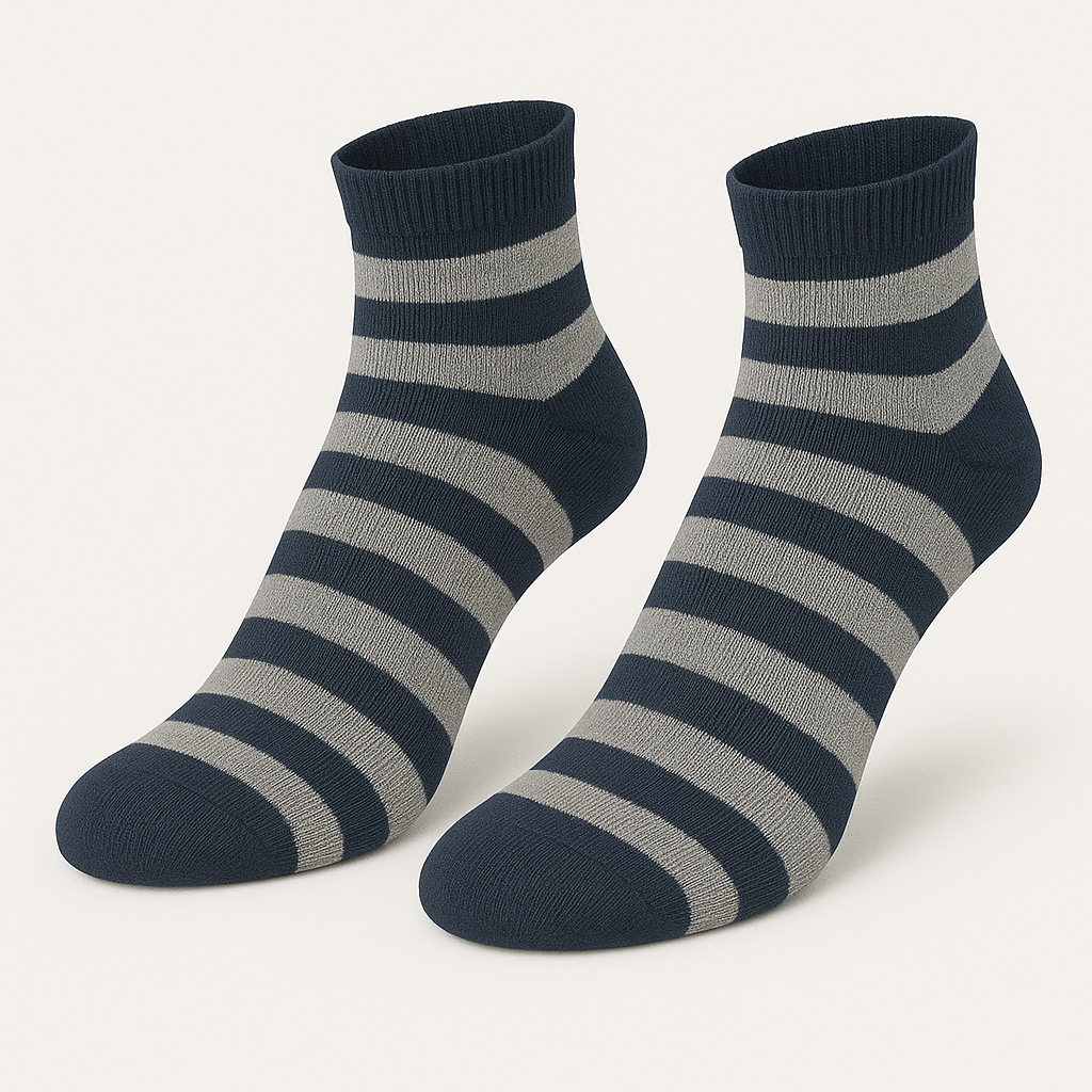 Trainers Feet Luxe Cotton Classic Crew Socks