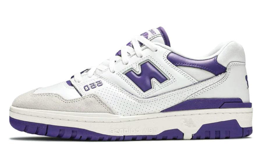 New Balance 550 White Purple
