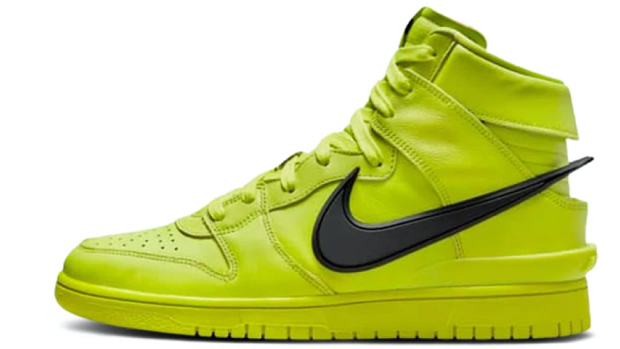 Nike Dunk High x Ambush Flash Lime