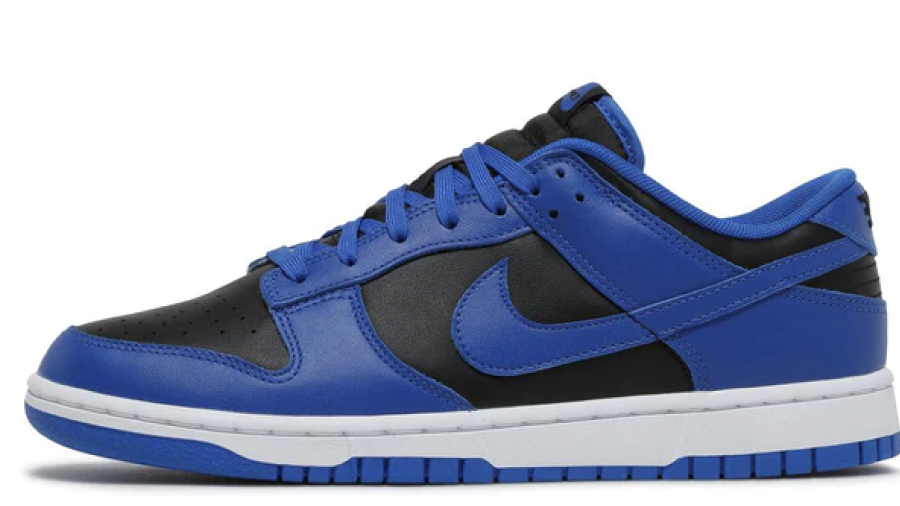 Nike Dunk Low Retro Black Hyper Cobalt 2021
