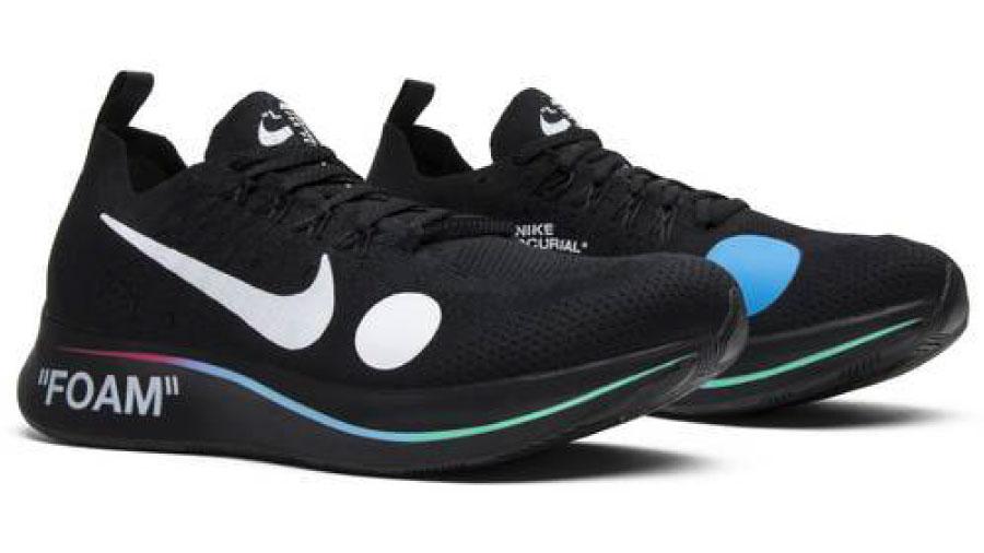 Zoom Fly Mercurial Flyknit Black x Off White