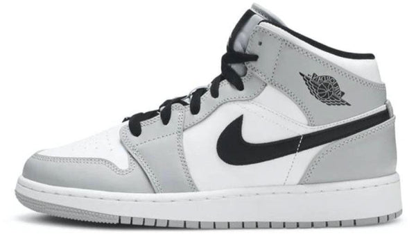Air Jordan 1 Mid GS Light Smoke Grey