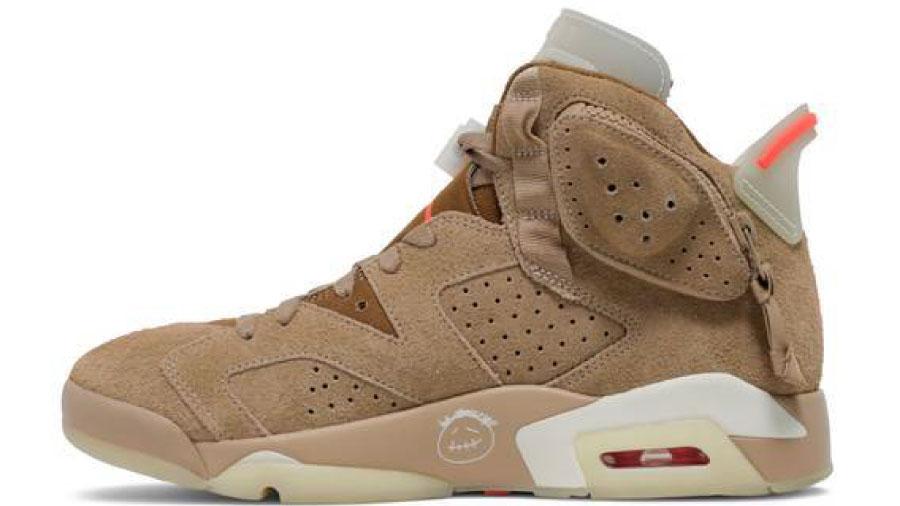 Air Jordan 6 Retro x Travis Scott British Khaki