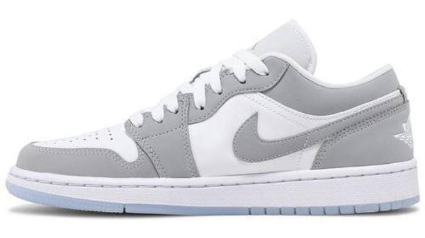 Air Jordan 1 Low White Wolf Grey Womens