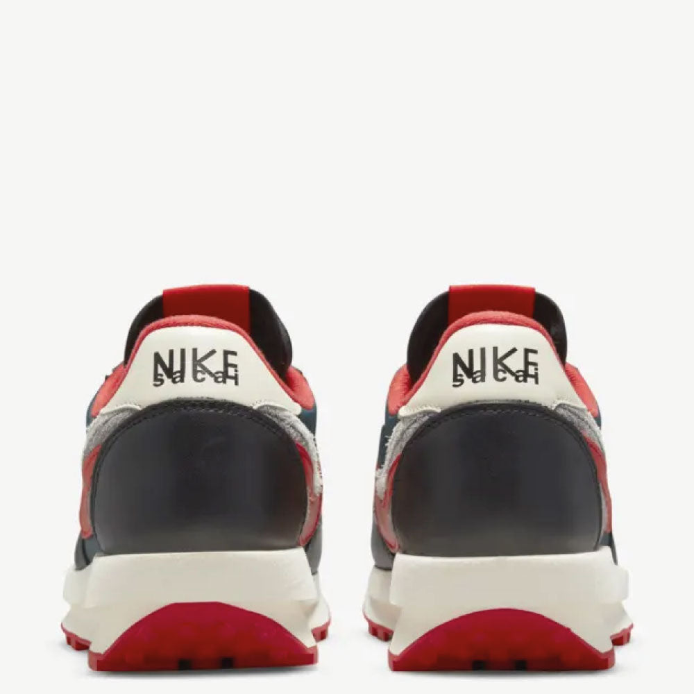 sacai x Undercover x LDWaffle  Midnight Spruce University Red