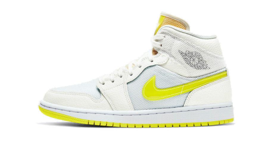 Air Jordan 1 Mid SE Voltage Yellow Womens
