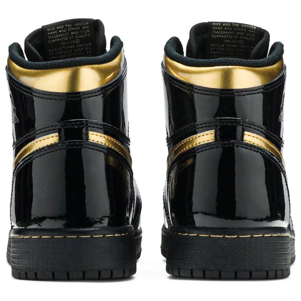 Air Jordan 1 Retro High OG GS Black Metallic Gold