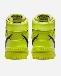 Nike Dunk High x Ambush Flash Lime