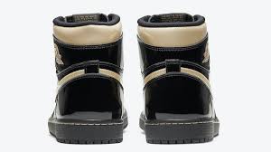 Air Jordan 1 High OG Patent Black Gold