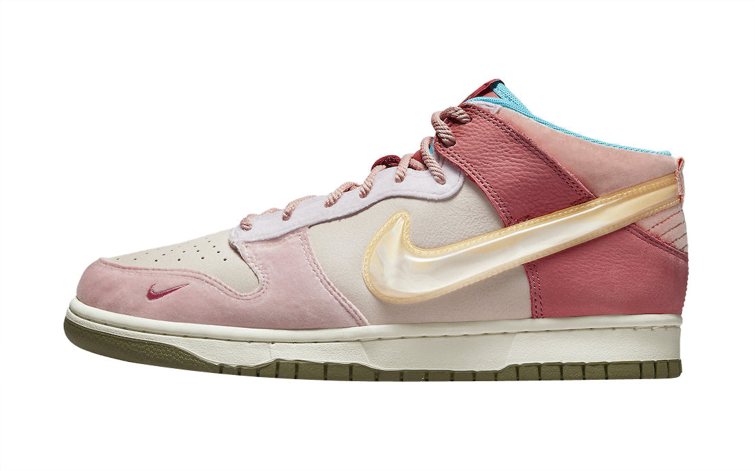Social Status x Dunk Mid Strawberry Milk